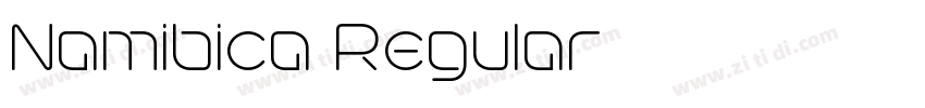 Namibica Regular字体转换 Namibica Regular字体转换